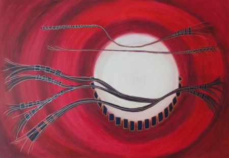 Licht am Ende des Tunnels 70cm x 100cm